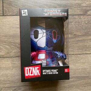 YuMe DZNR Transformers Optimus Prime Whats Inside Edition Plush Toy 01 New